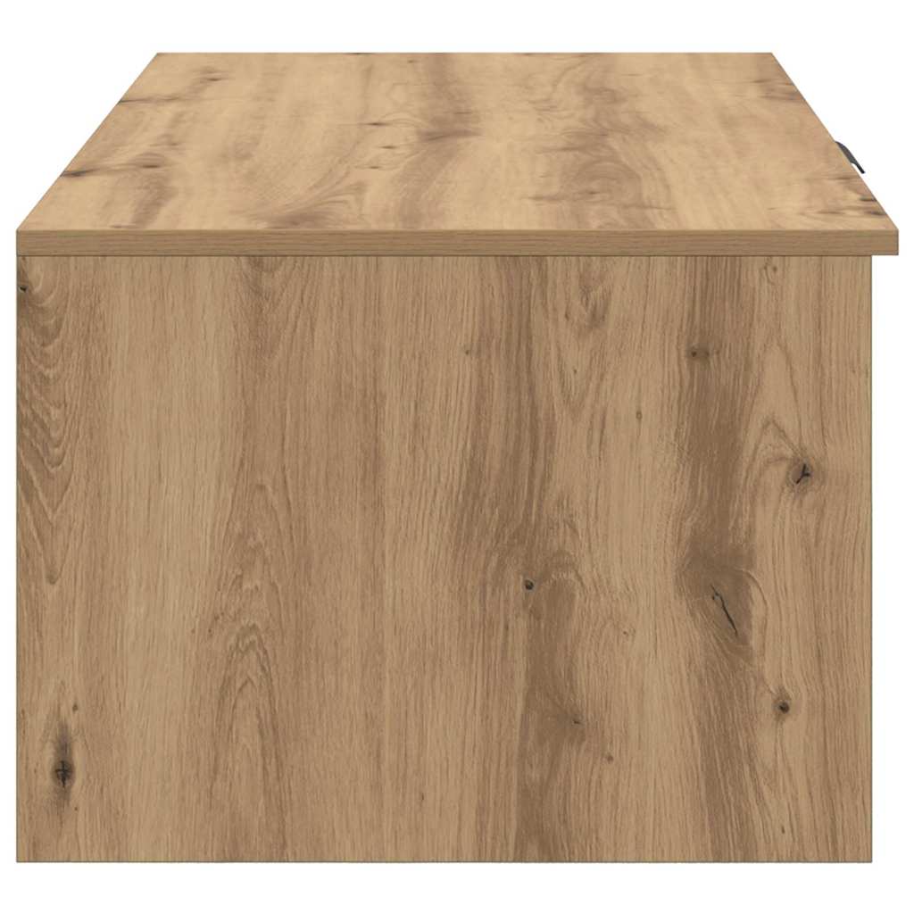 Table basse chêne artisanal 100 x 50 x 36 cm Bois d'ingénierie - XIOS