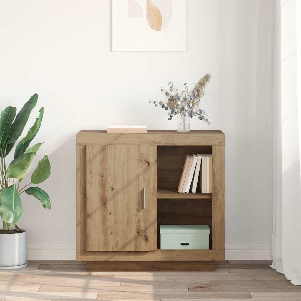 Buffet chêne artisanal 40 x 80 x 75 cm Bois d'ingénierie - XIOS