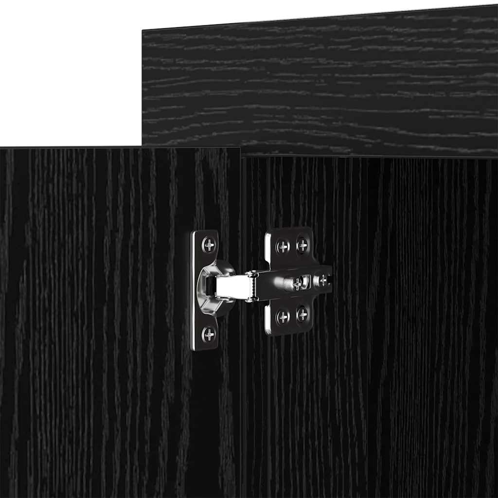 Buffet Chêne noir 40 x 80 x 75 cm Bois d'ingénierie - XIOS