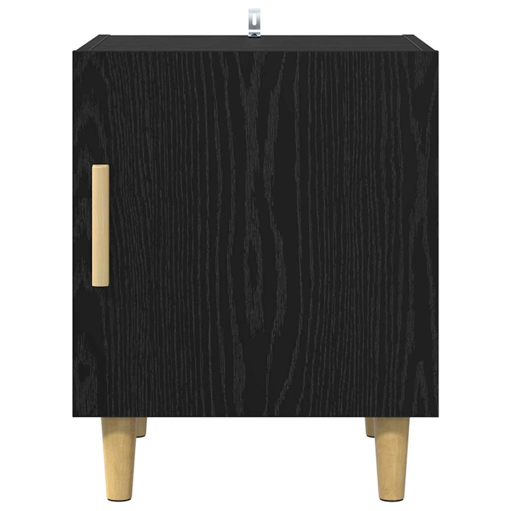 Cabinet de chevet 2 pcs Chêne noir 40 x 40 x 50 cm