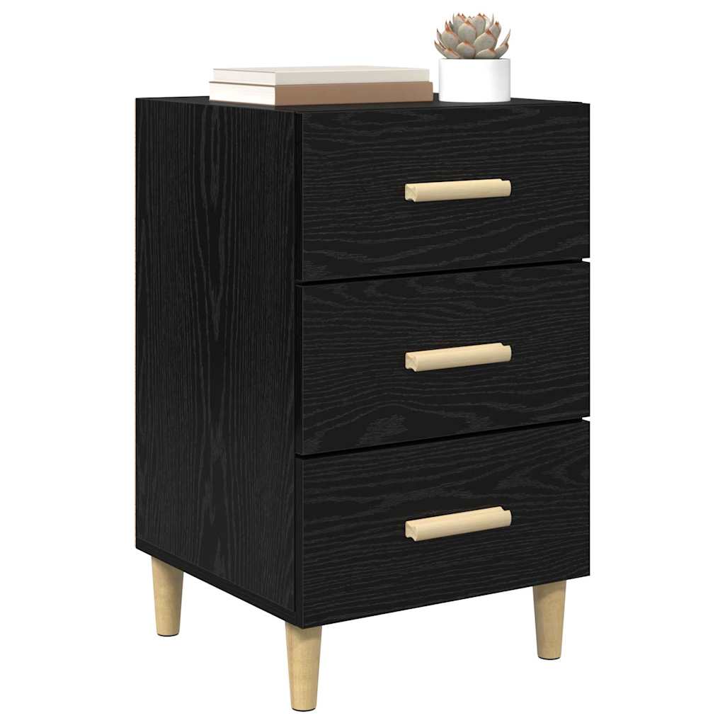 Cabinet de chevet Chêne noir 40 x 40 x 66 cm Bois d'ingénierie - XIOS