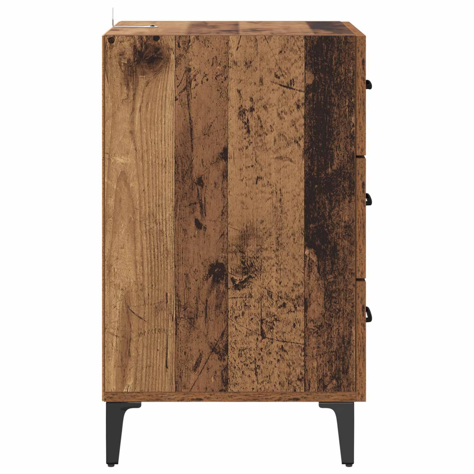 Cabinet de chevet Bois ancien 40 x 40,5 x 66 cm - XIOS