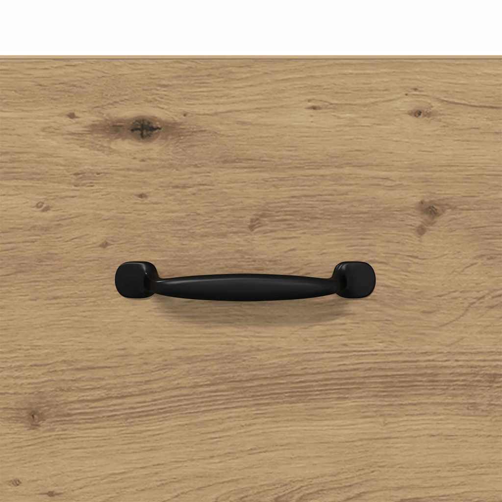 Cabinet de chevet avec tiroir chêne artisanal 40 x 40 x 66 cm - XIOS