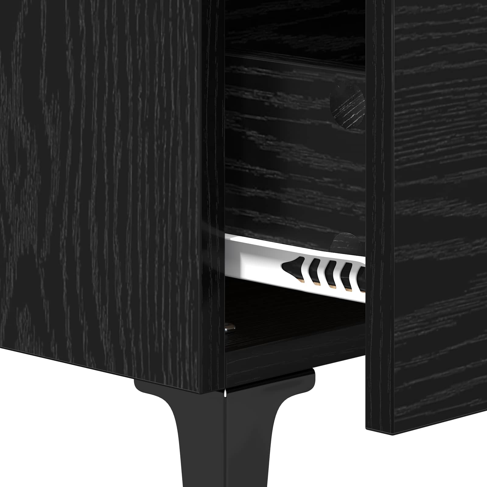 Cabinet de chevet Chêne noir 40 x 40,5 x 66 cm - XIOS