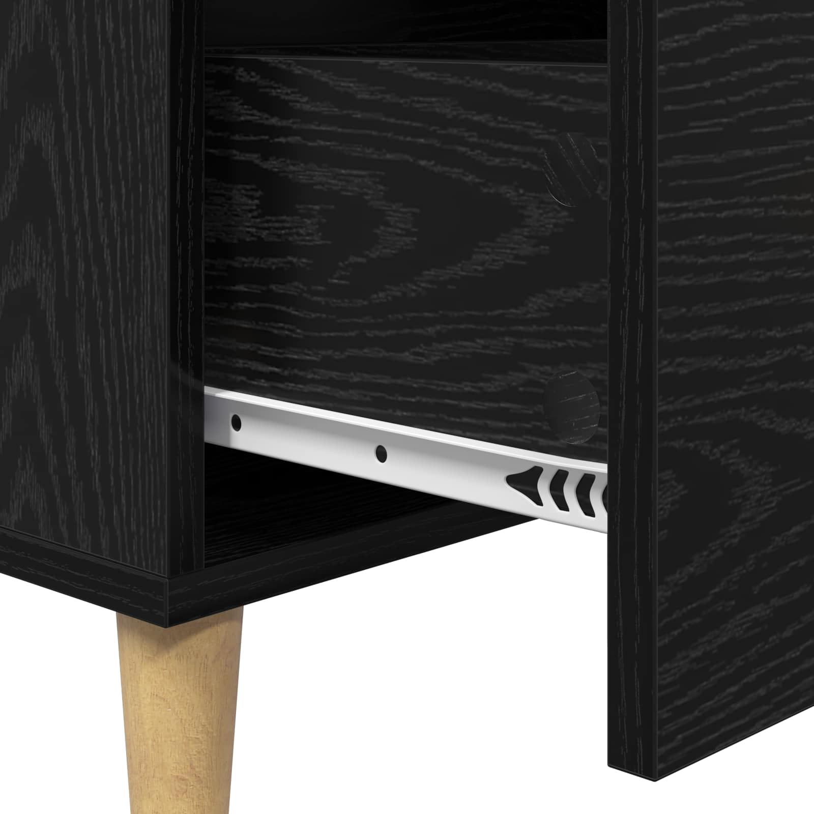 Buffet Chêne noir 69,5 x 34 x 90 cm Bois d'ingénierie - XIOS