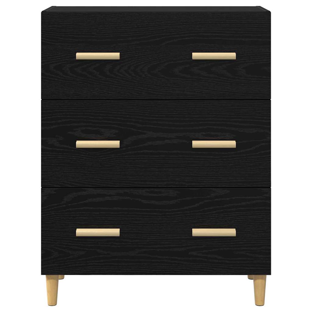 Buffet Chêne noir 34 x 69.5 x 90 cm Bois d'ingénierie - XIOS