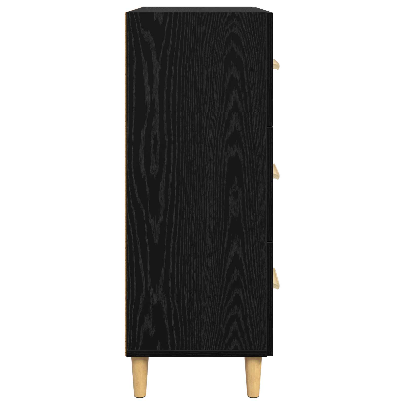 Buffet Chêne noir 69,5 x 34 x 90 cm Bois d'ingénierie - XIOS