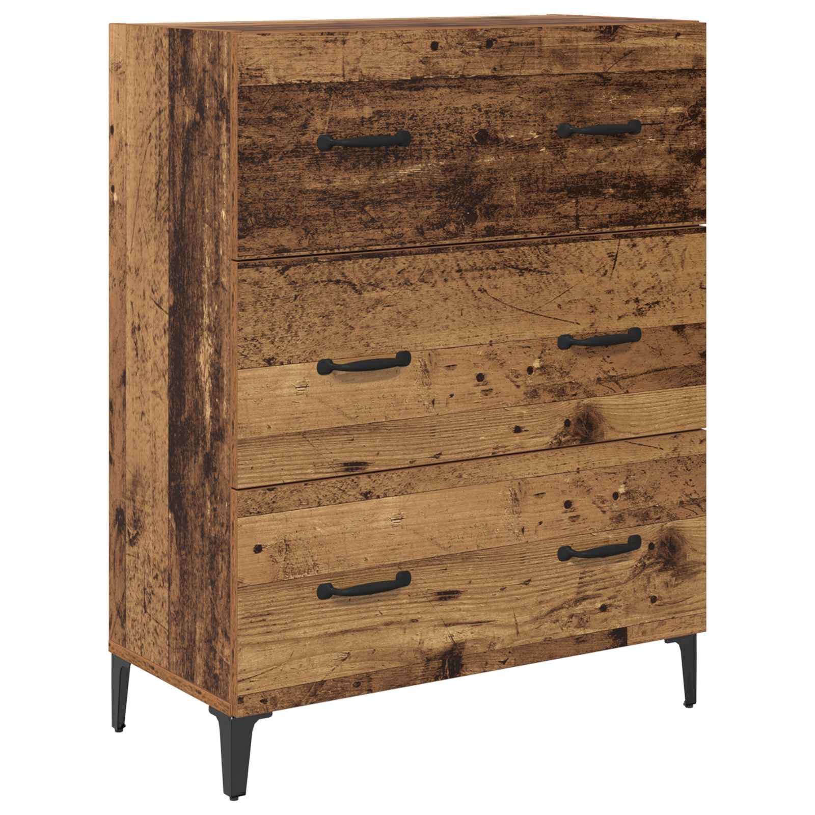 Buffet Bois ancien 69,5 x 34 x 90 cm Bois d'ingénierie et fer - XIOS