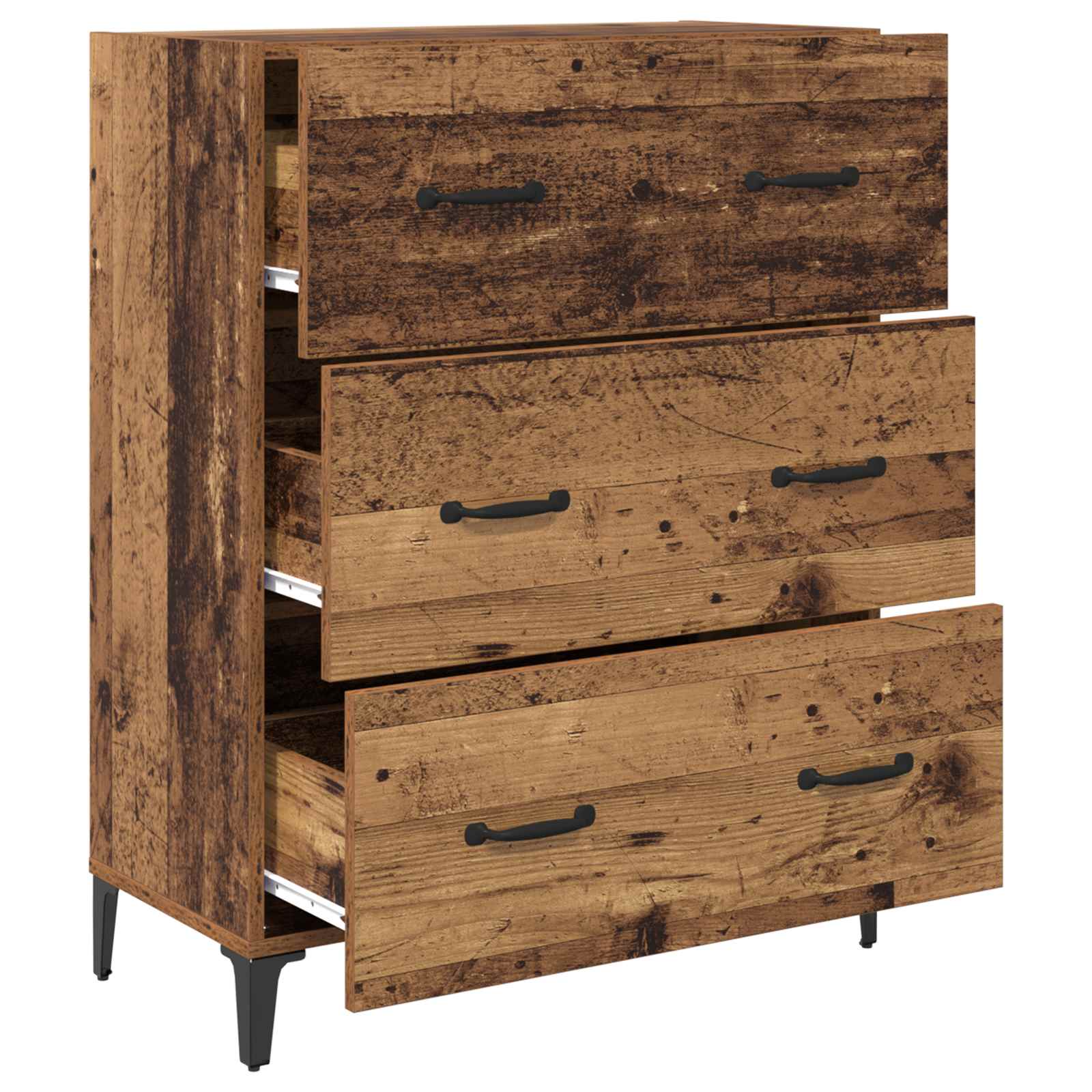 Buffet Bois ancien 69,5 x 34 x 90 cm Bois d'ingénierie et fer - XIOS