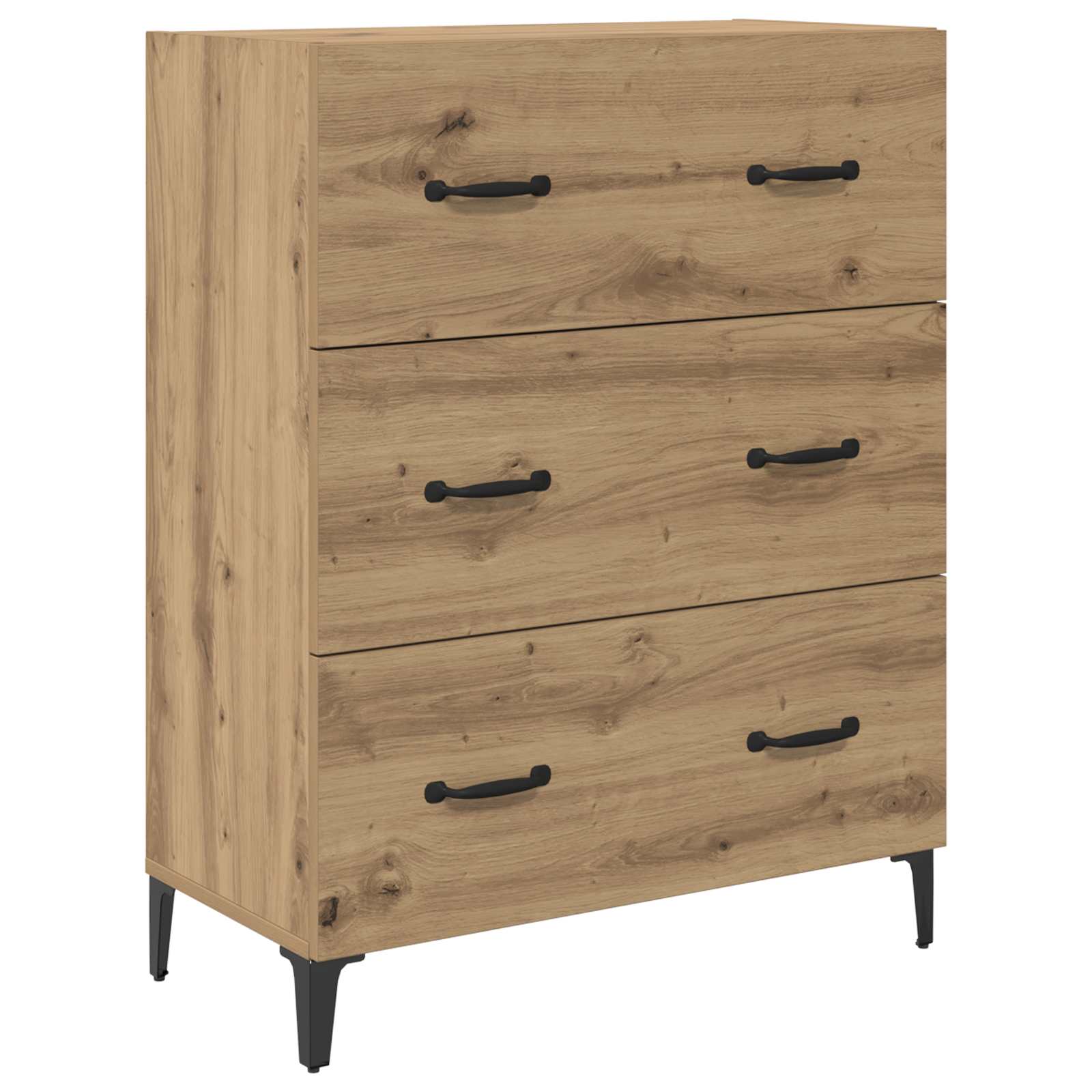Buffet avec tiroir Chêne artisanal 69,5 x 34 x 90 cm - XIOS
