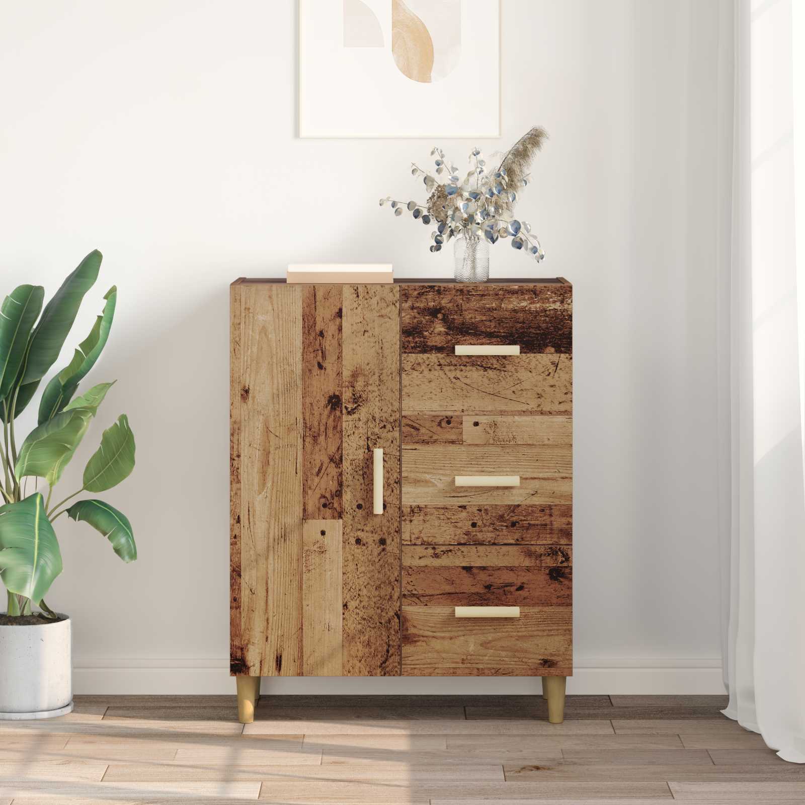 Buffet Bois ancien 34 x 69,5 x 90 cm Bois d'ingénierie - XIOS