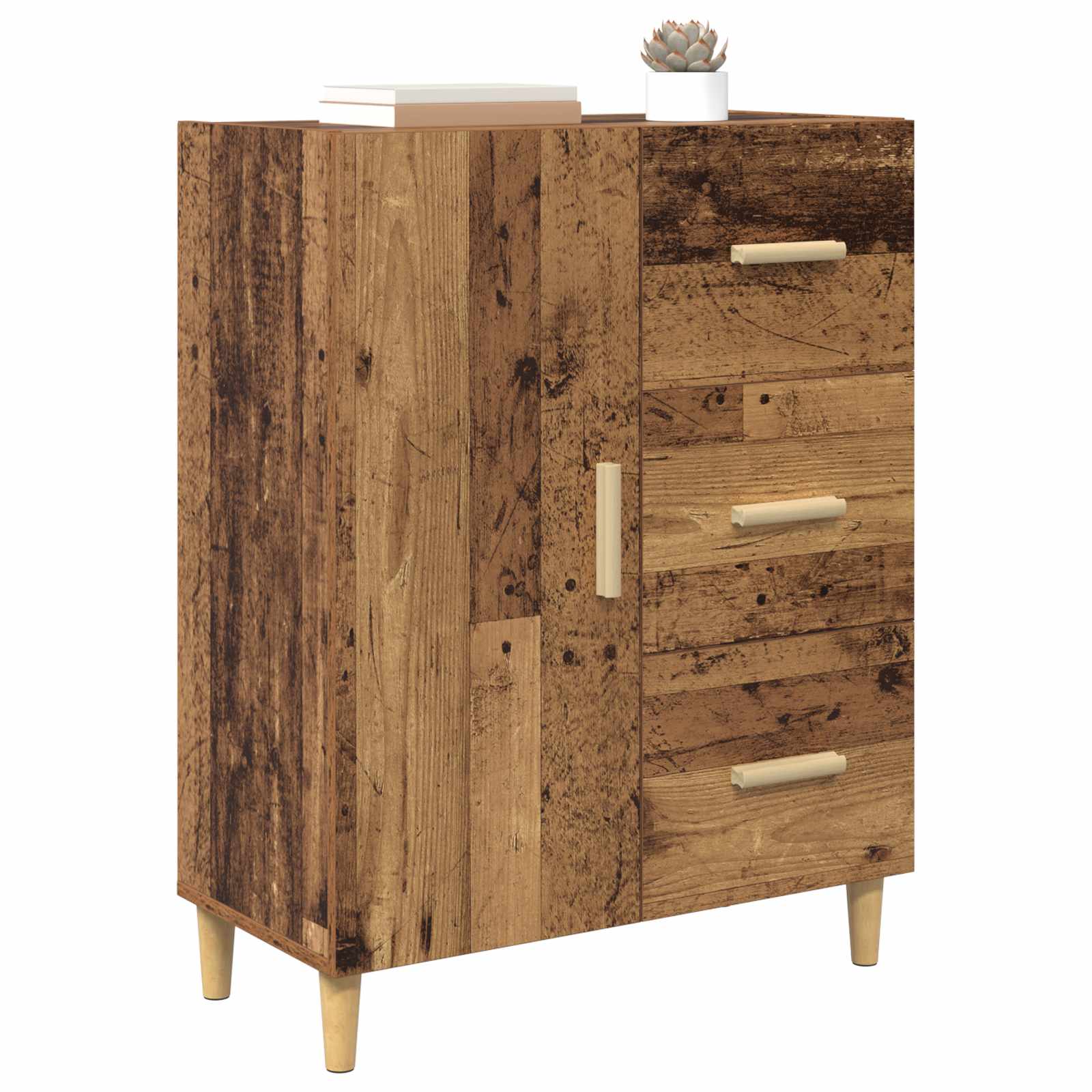 Buffet Bois ancien 34 x 69,5 x 90 cm Bois d'ingénierie - XIOS