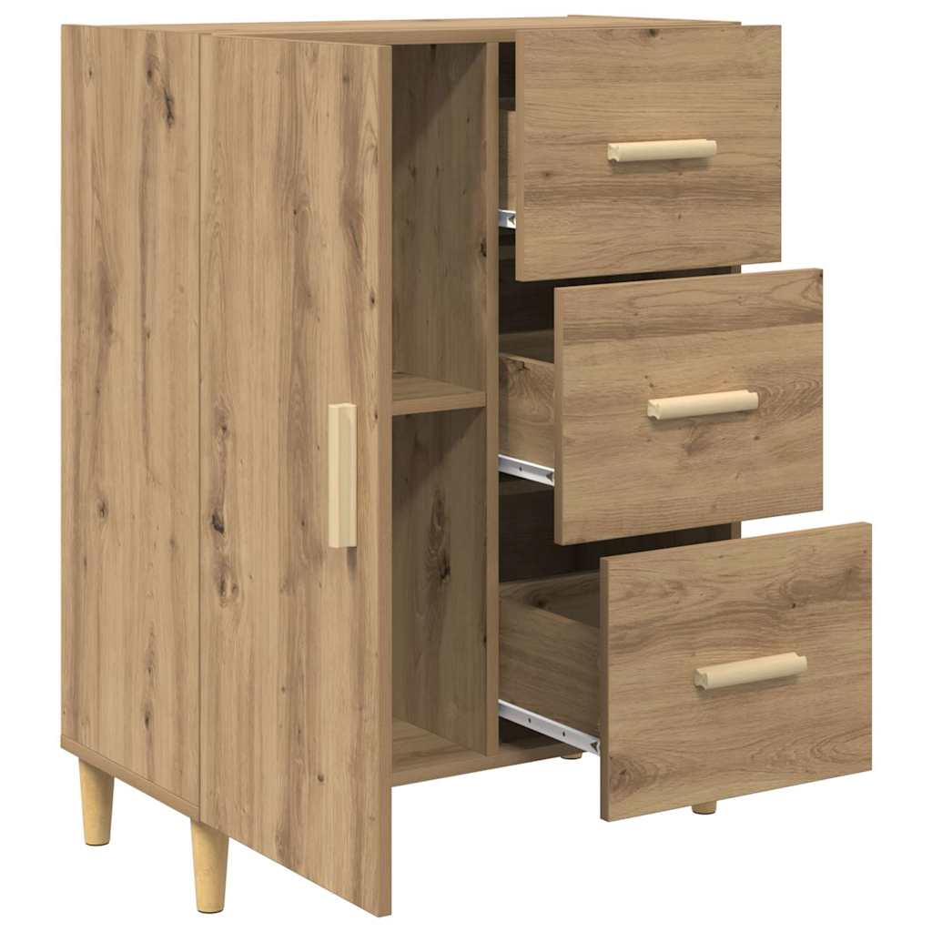 Buffet chêne artisanal 34 x 69.5 x 90 cm Bois d'ingénierie - XIOS