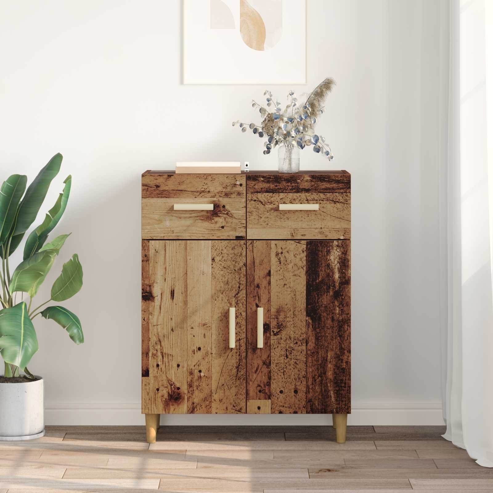 Buffet Bois ancien 34 x 69,5 x 89 cm Bois d'ingénierie - XIOS