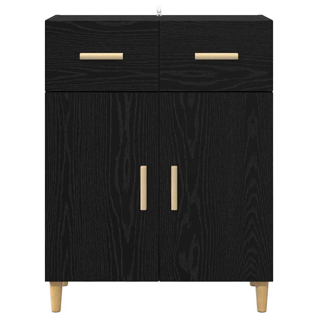 Buffet Chêne noir 34 x 69,5 x 89 cm Bois d'ingénierie - XIOS