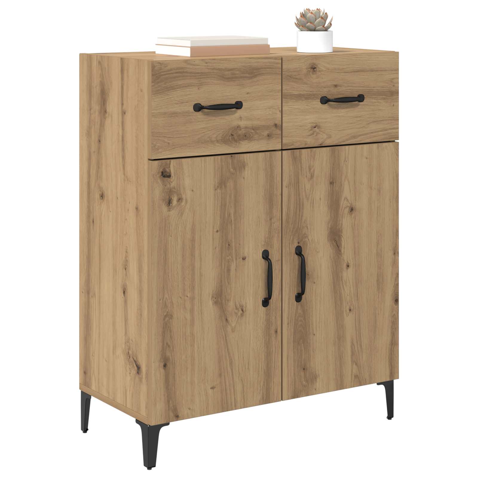 Buffet Chêne artisanal 69,5 x 34 x 90 cm Bois d'ingénierie - XIOS
