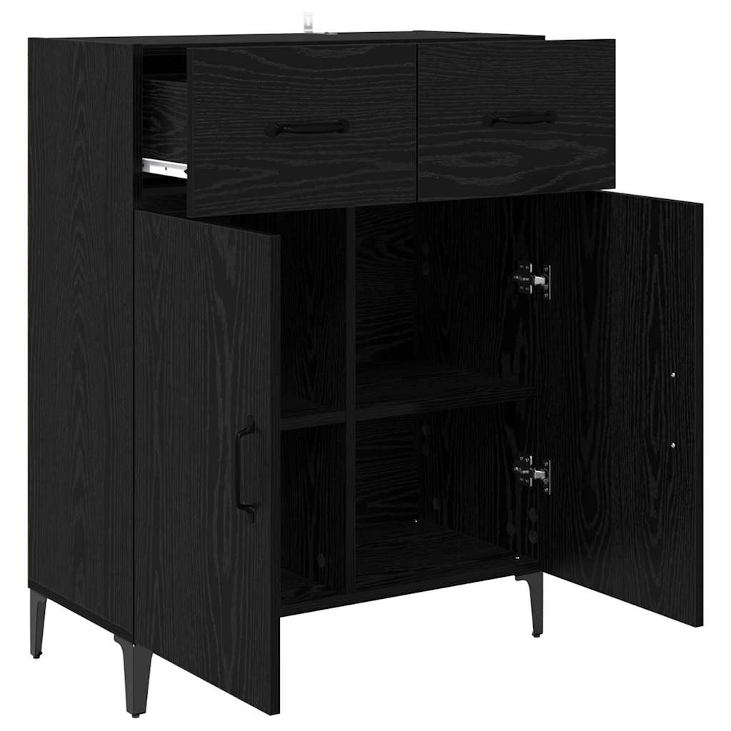 Buffet Chêne noir 34 x 69.5 x 90 cm Bois d'ingénierie - XIOS