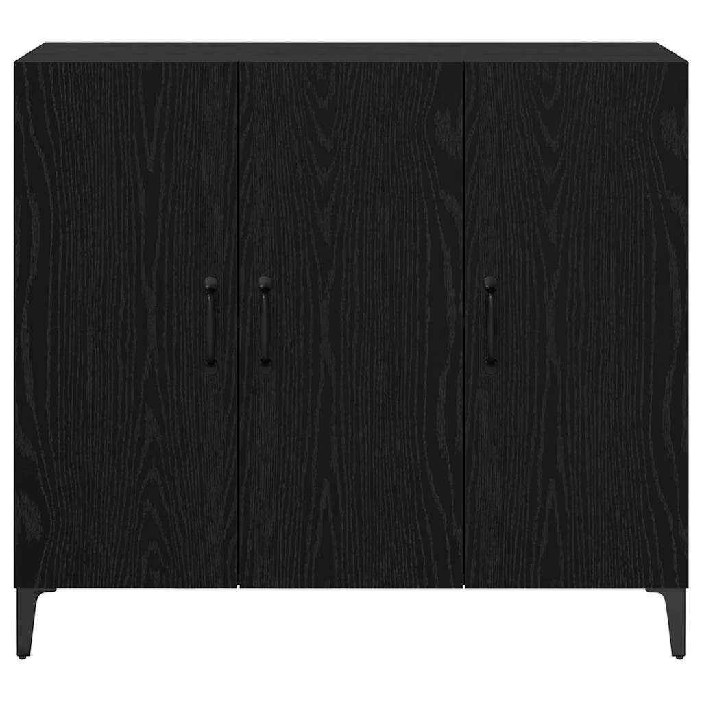 Buffet Chêne noir 34 x 90 x 80 cm Bois d'ingénierie - XIOS