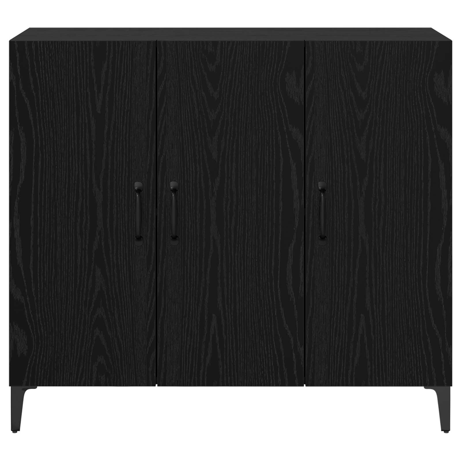 Buffet Chêne noir 34 x 90 x 80 cm Bois d'ingénierie - XIOS