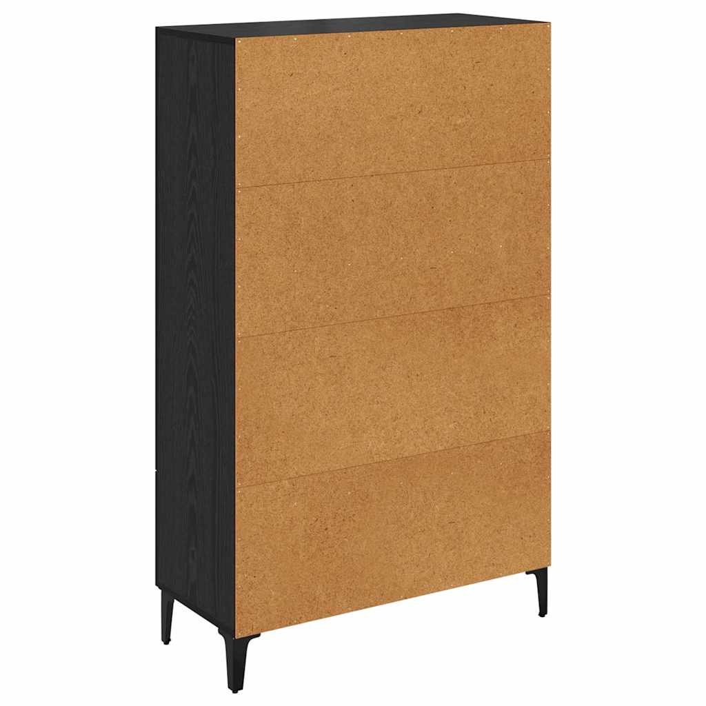 Haut Armoire avec tiroir Chêne noir 70 x 31 x 115 cm - XIOS