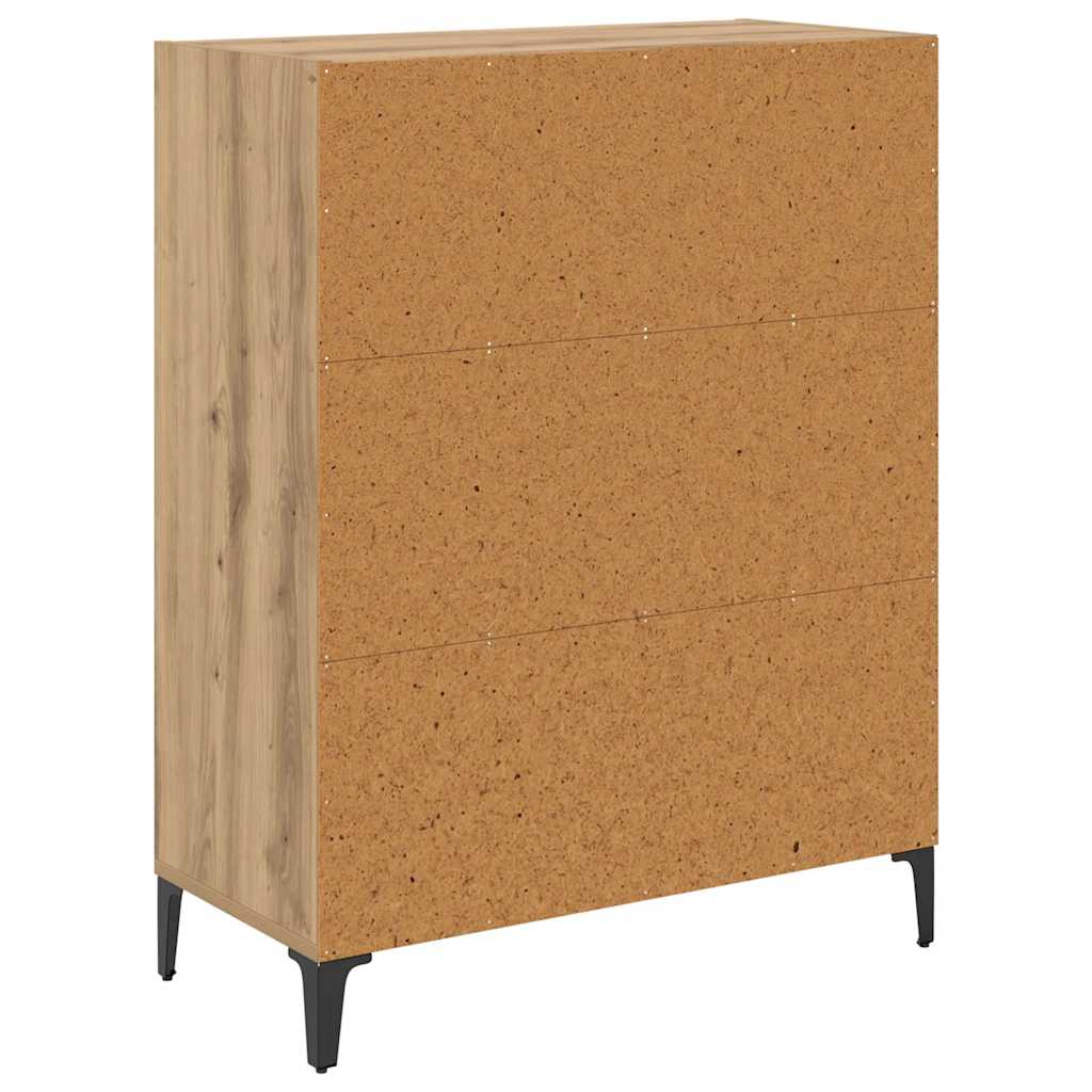 Buffet chêne artisanal 32,5 x 69,5 x 90 cm Bois d'ingénierie - XIOS