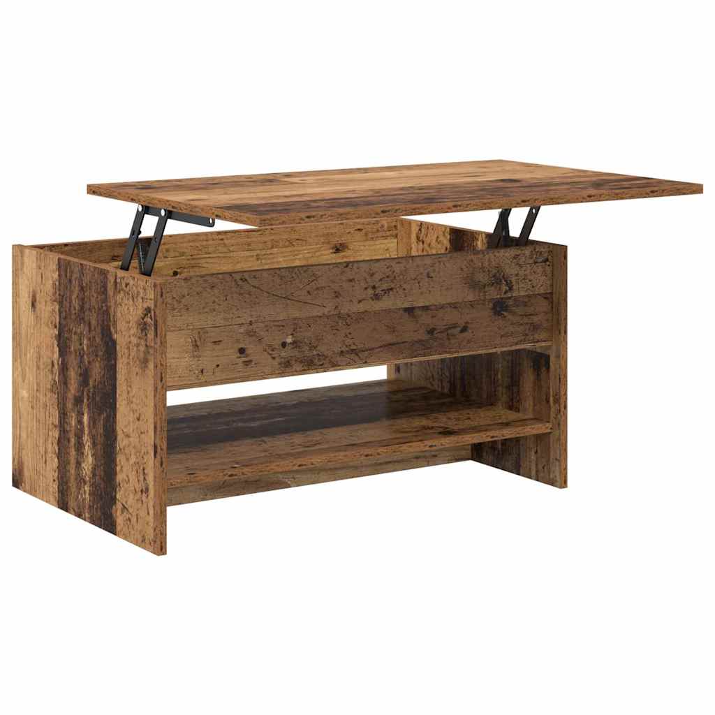 Table basse Bois ancien 80 x 50.5 x 41.5 cm Bois d'ingénierie - XIOS