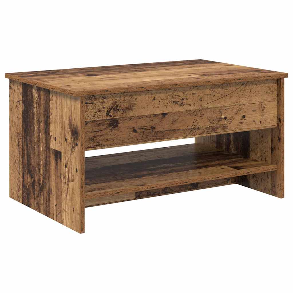 Table basse Bois ancien 80 x 50.5 x 41.5 cm Bois d'ingénierie - XIOS