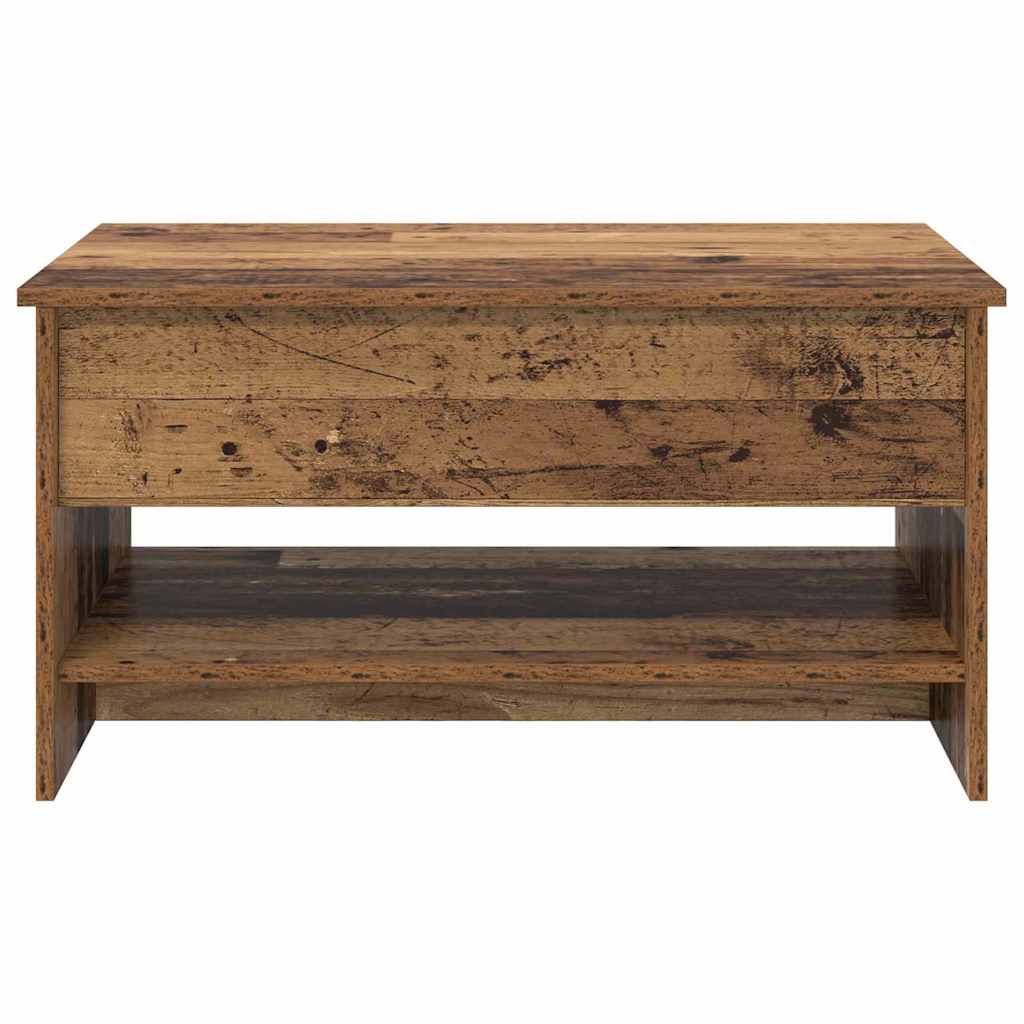 Table basse Bois ancien 80 x 50.5 x 41.5 cm Bois d'ingénierie - XIOS