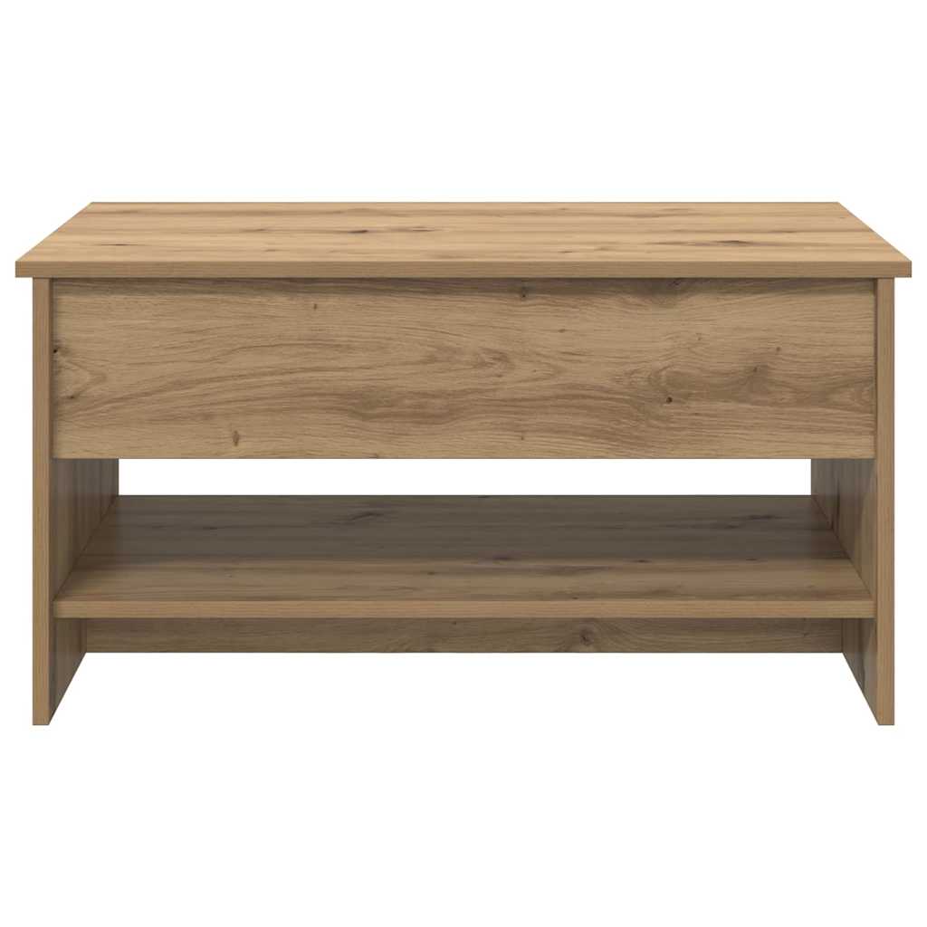Table basse chêne artisanal 80 x 50.5 x 41.5 cm - XIOS