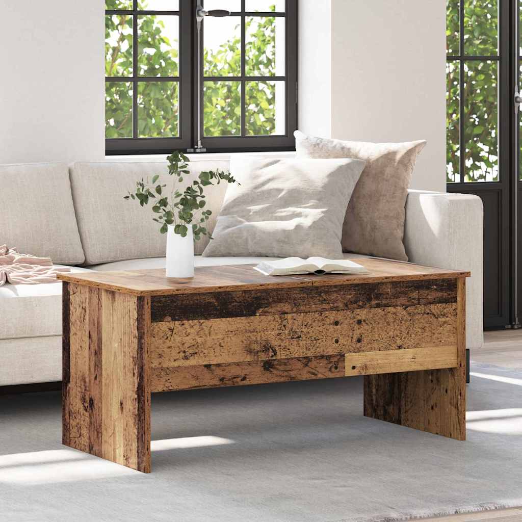 Table basse Bois ancien 102 x 50,5 x 46,5 cm Bois d'ingénierie - XIOS