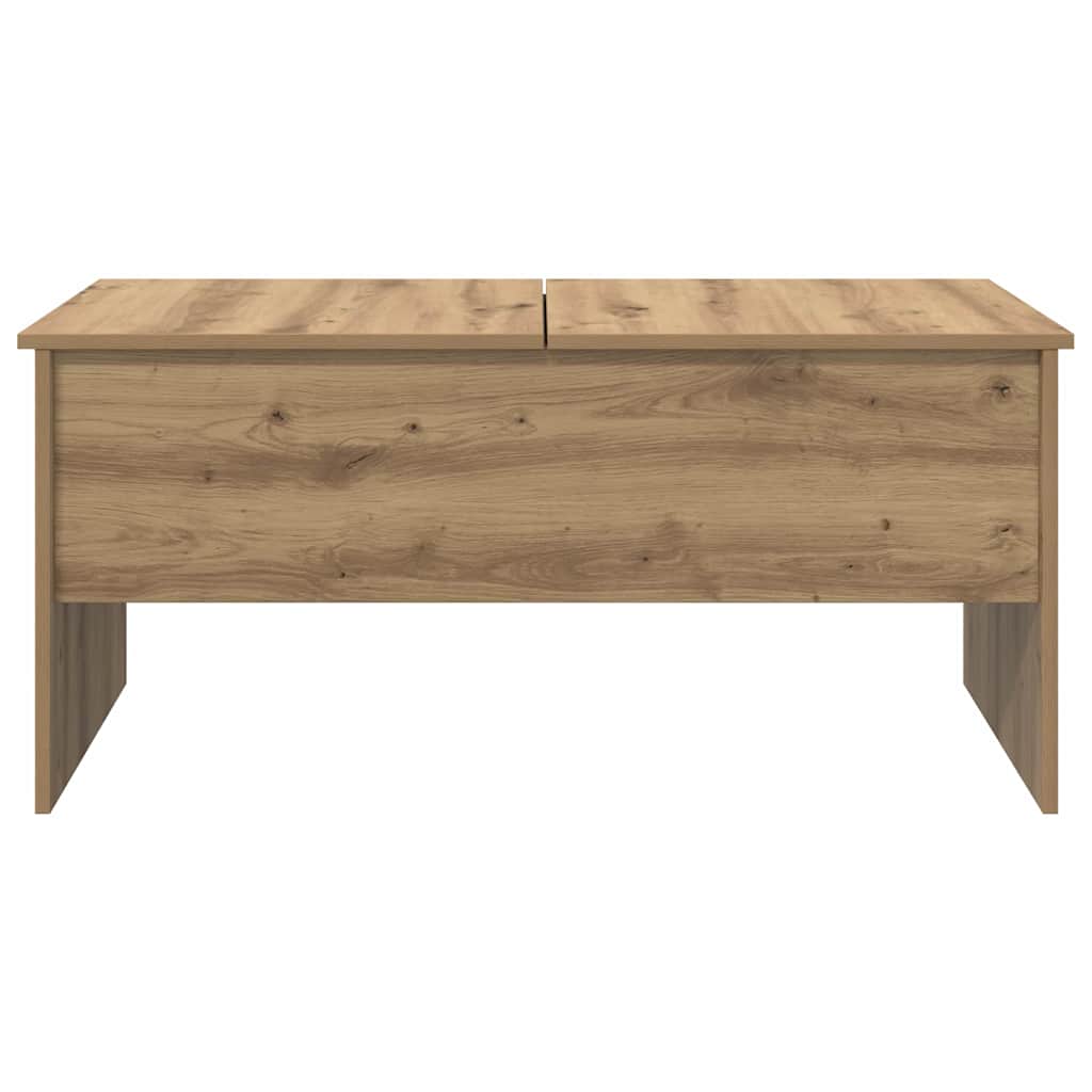 Table basse chêne artisanal 102 x 50,5 x 46,5 cm - XIOS