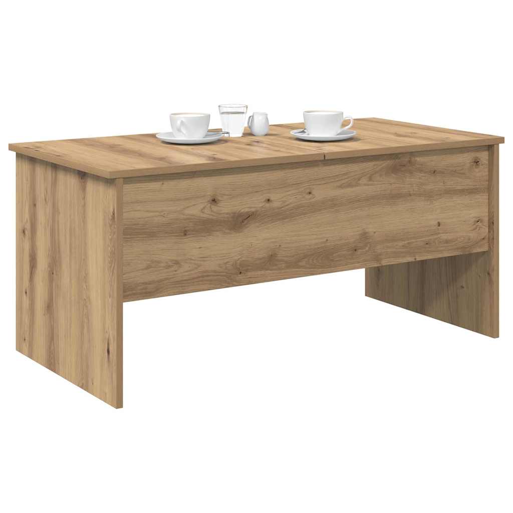Table basse chêne artisanal 102 x 50,5 x 46,5 cm - XIOS