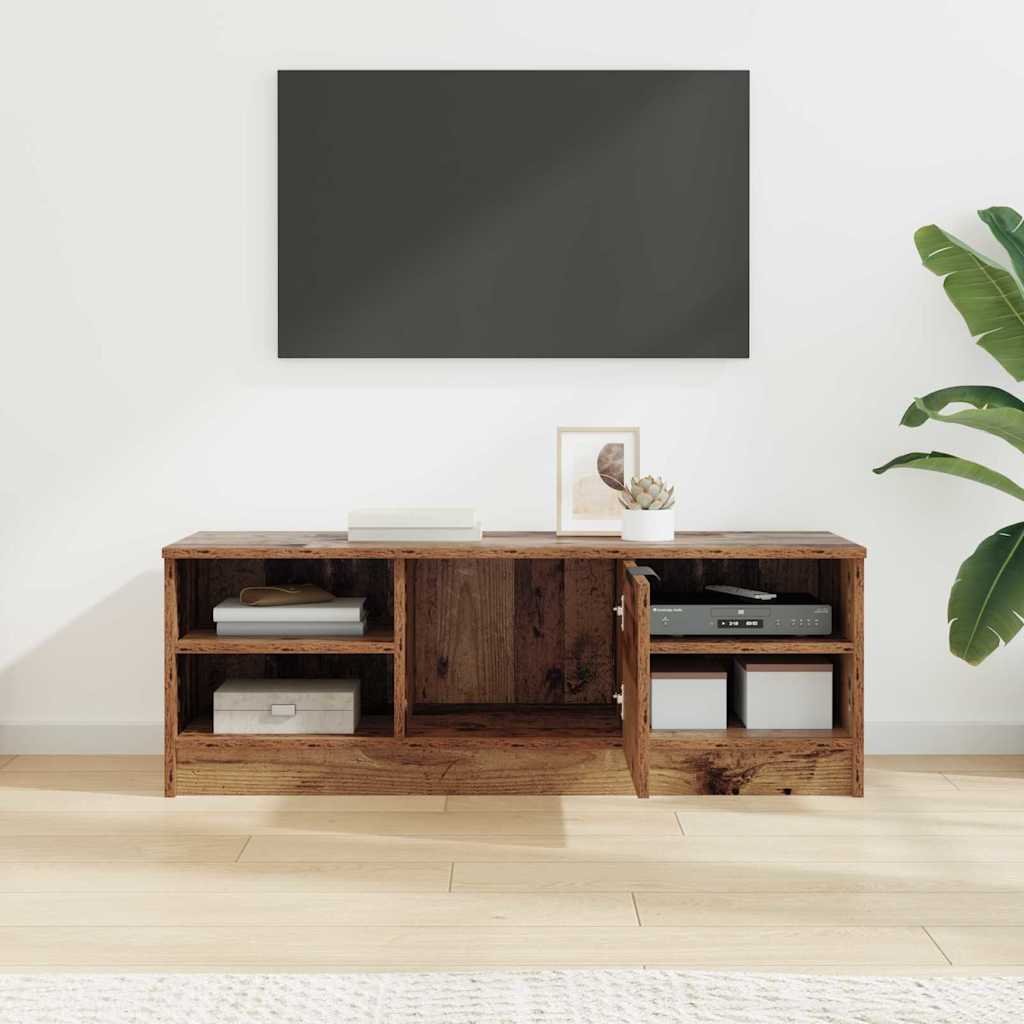 Meuble TV 102 x 35 x 36,5 cm Bois Ancien Bois d'ingénierie - XIOS