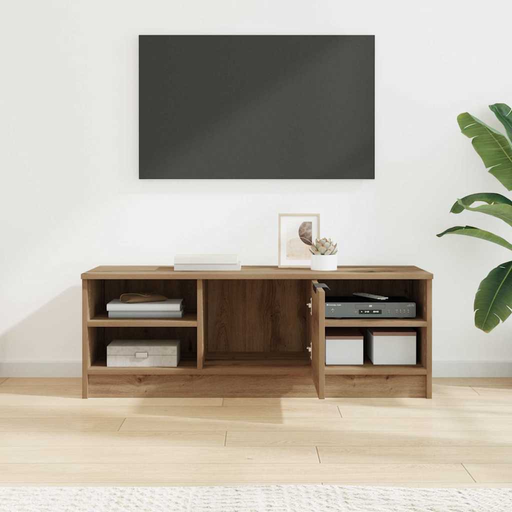Meuble TV 102 x 35 x 36,5 cm Chêne artisanal Bois d'ingénierie - XIOS