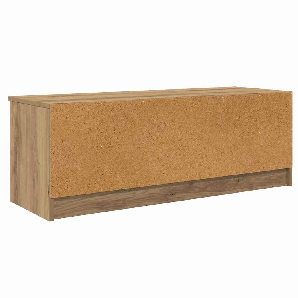 Meuble TV 102 x 35 x 36,5 cm Chêne artisanal Bois d'ingénierie - XIOS