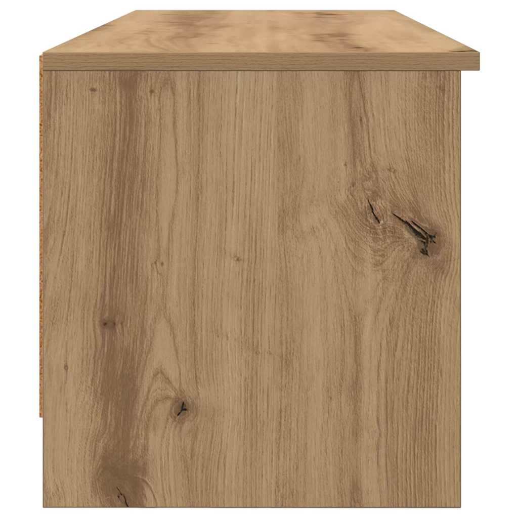 Meuble TV 102 x 35 x 36,5 cm Chêne artisanal Bois d'ingénierie - XIOS