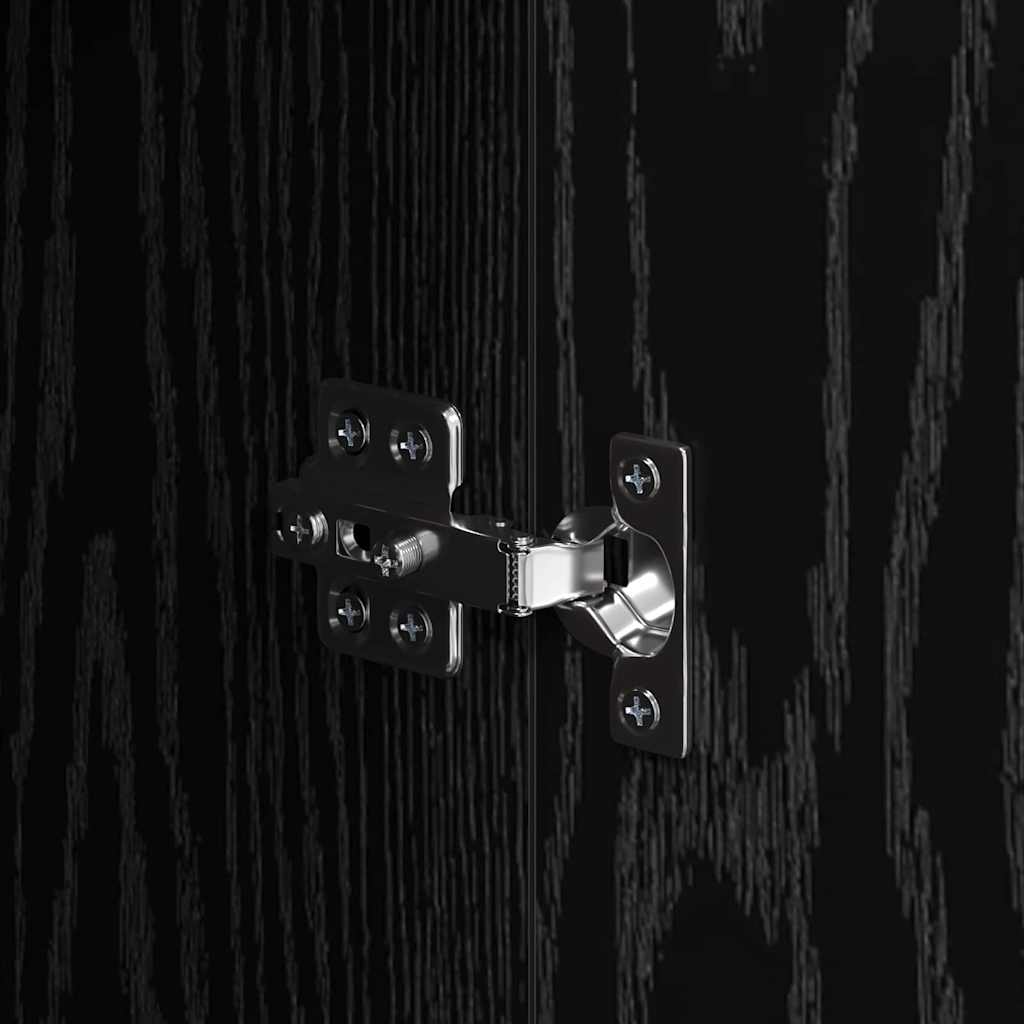 Buffet avec tiroir Chêne noir 60 x 30 x 70 cm Bois d'ingénierie - XIOS