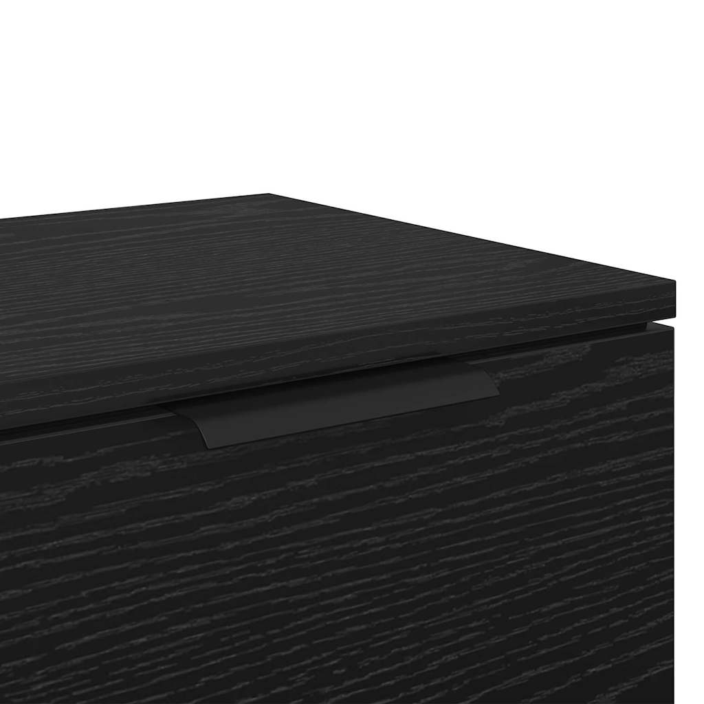 Cabinet de chevet Chêne noir 34 x 30 x 20 cm Bois d'ingénierie - XIOS