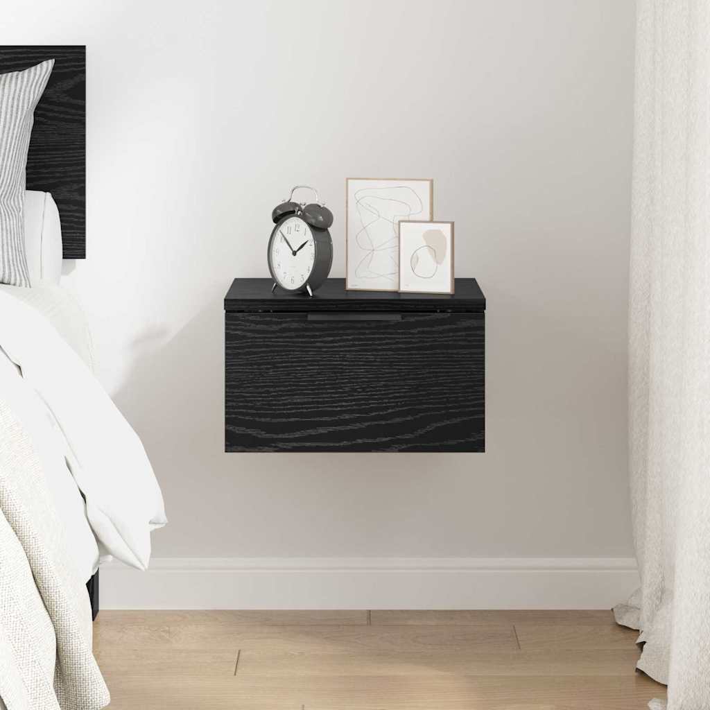 Cabinet de chevet Chêne noir 34 x 30 x 20 cm Bois d'ingénierie - XIOS