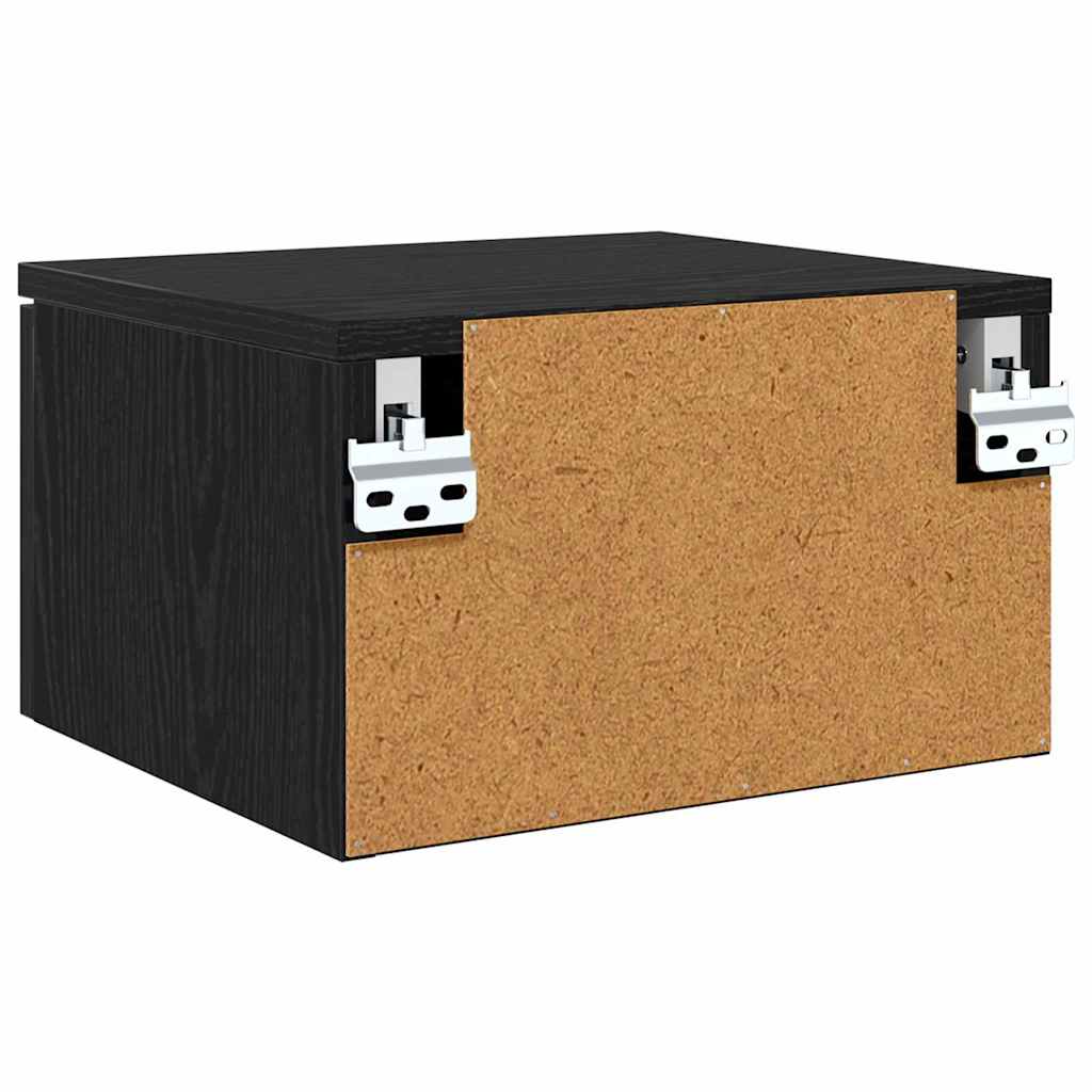 Cabinet de chevet Chêne noir 34 x 30 x 20 cm Bois d'ingénierie - XIOS