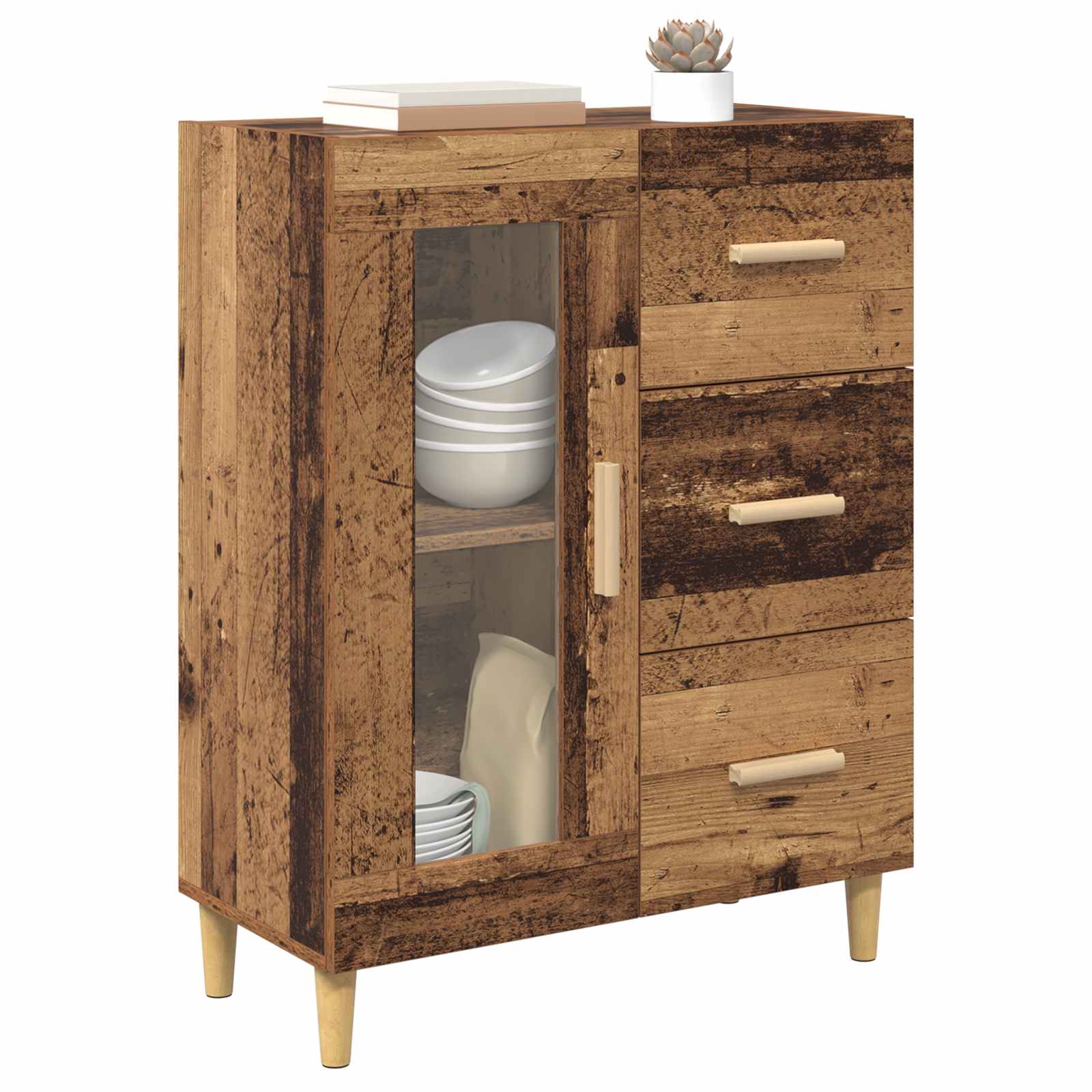 Buffet Bois Ancien 69,5 x 34 x 90 cm Bois d'ingénierie - XIOS
