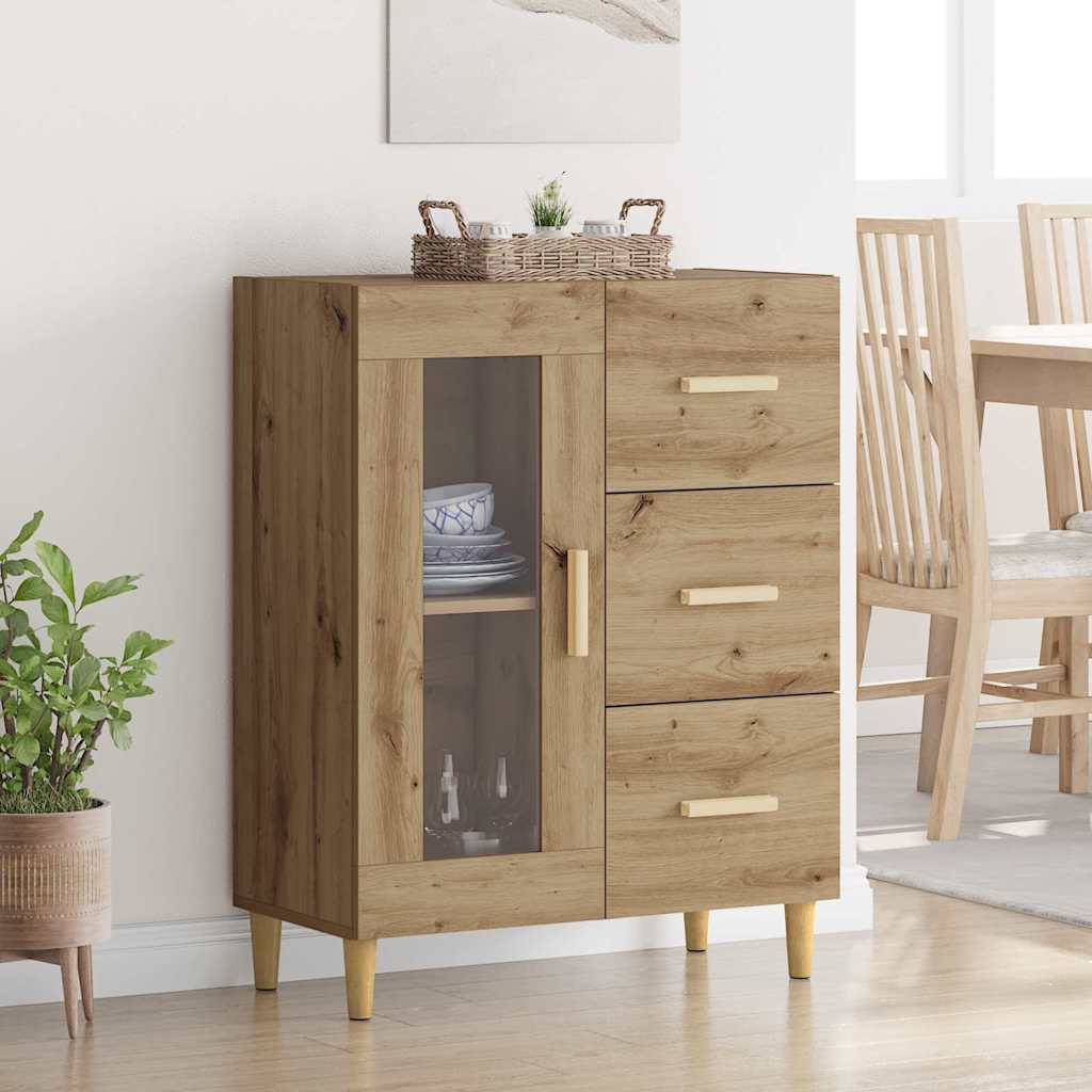 Buffet Chêne artisanal 69,5 x 34 x 90 cm Bois d'ingénierie - XIOS