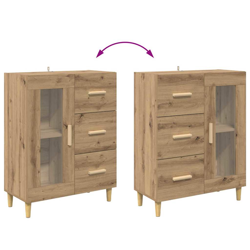 Buffet Chêne artisanal 69,5 x 34 x 90 cm Bois d'ingénierie - XIOS