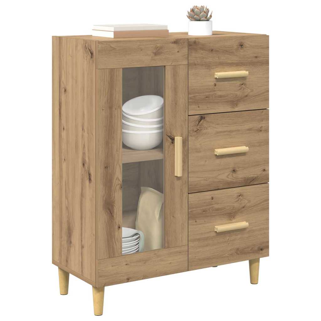 Buffet Chêne artisanal 69,5 x 34 x 90 cm Bois d'ingénierie - XIOS