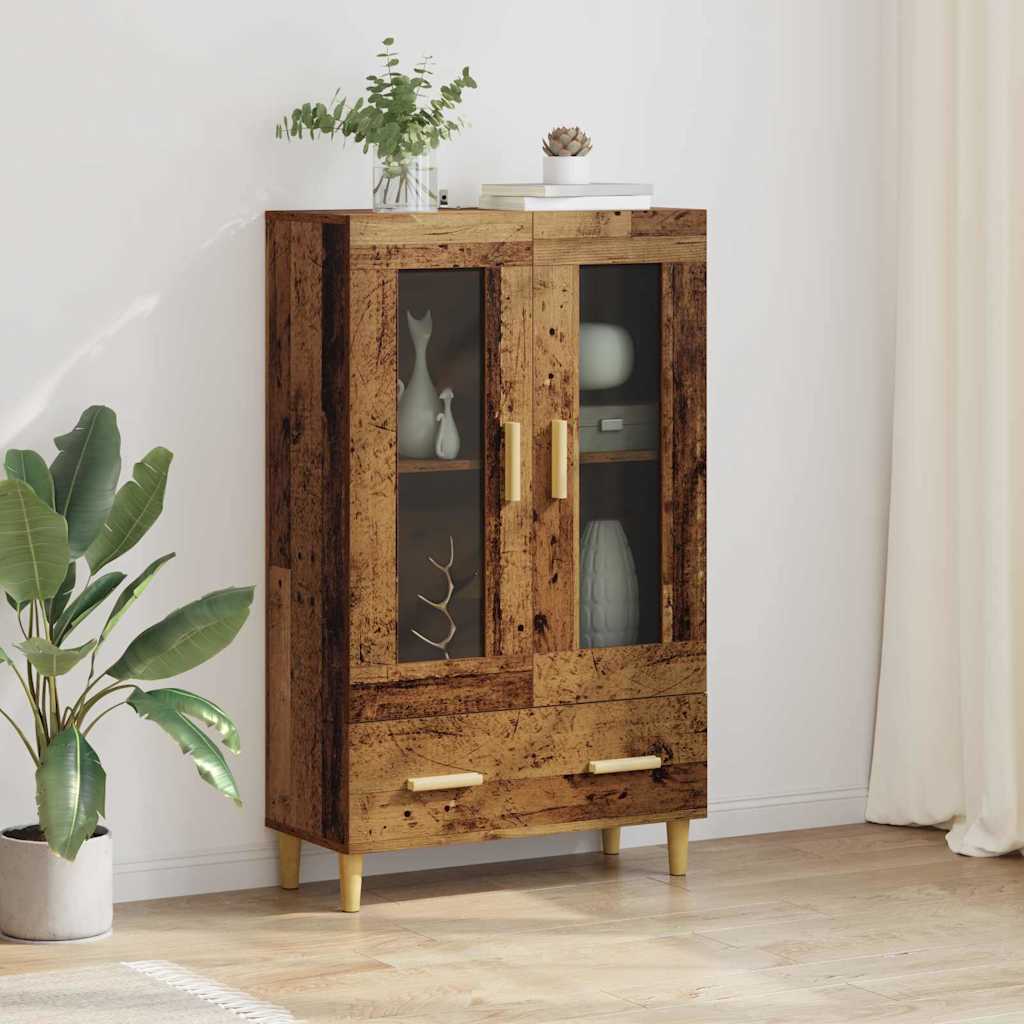 Haut Armoire Bois Ancien 70 x 31 x 115 cm Bois d'ingénierie - XIOS