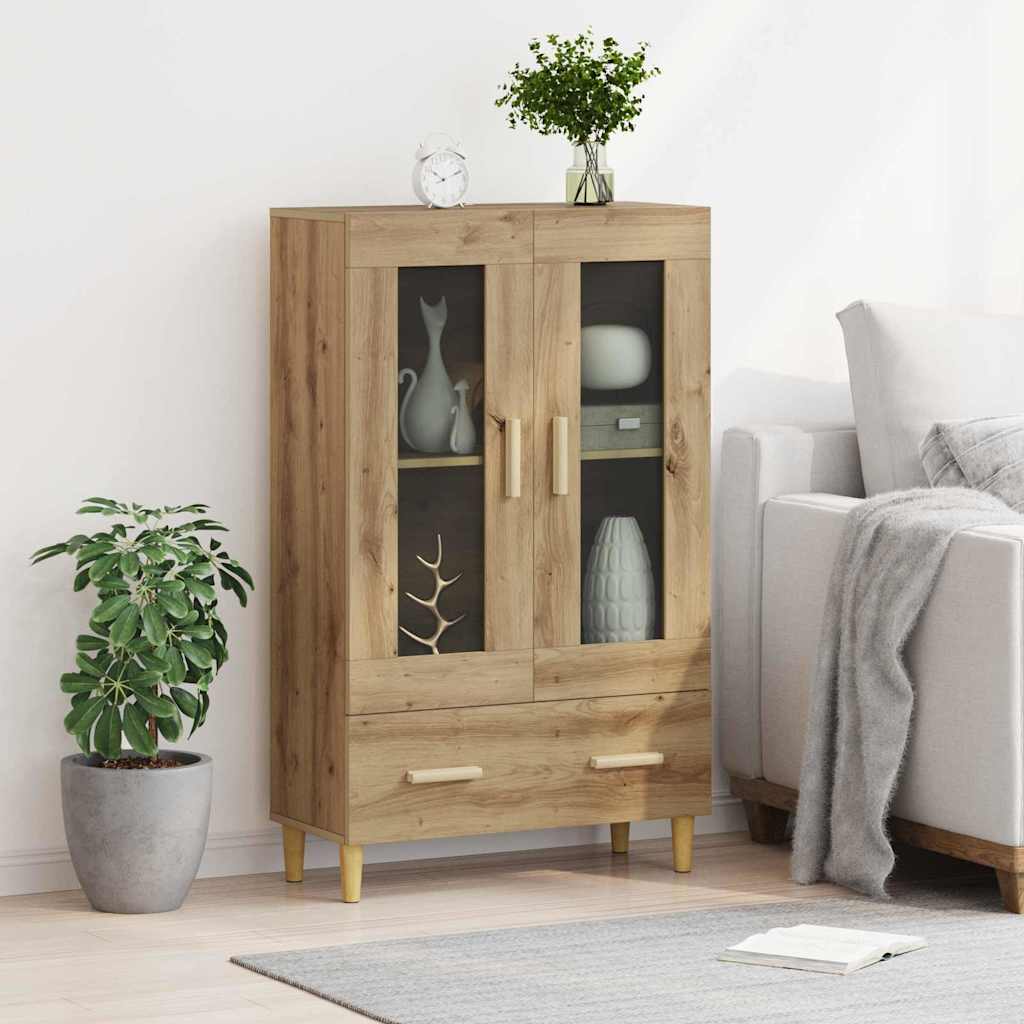 Haut Armoire Chêne artisanal 70 x 31 x 115 cm Bois d'ingénierie - XIOS