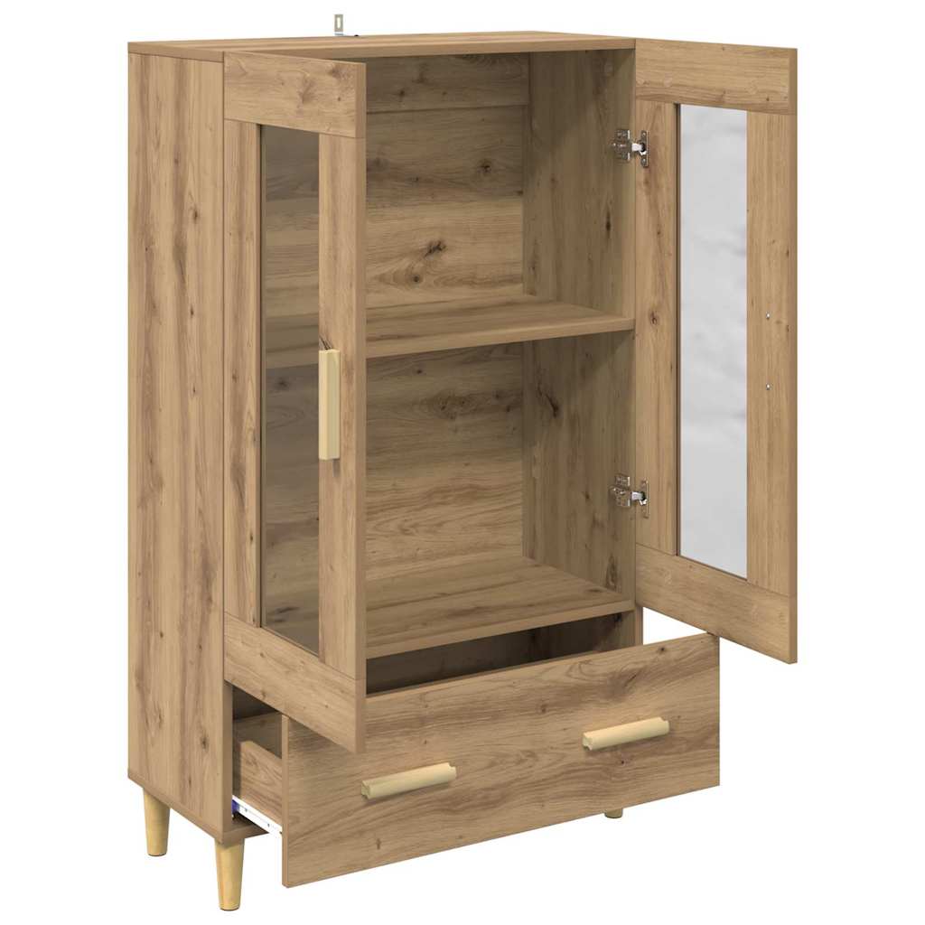 Haut Armoire Chêne artisanal 70 x 31 x 115 cm Bois d'ingénierie - XIOS