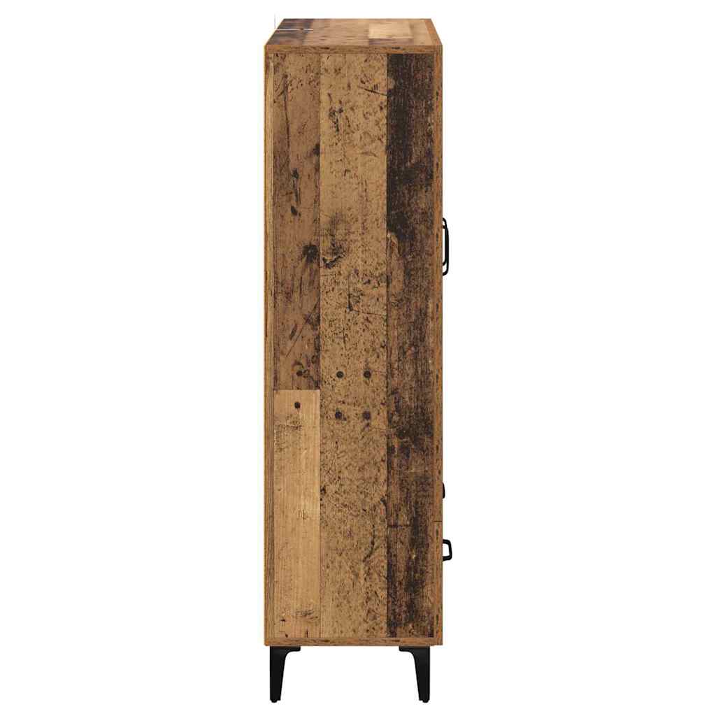 Haut Armoire avec tiroir Bois Ancien 70 x 31 x 115 cm - XIOS