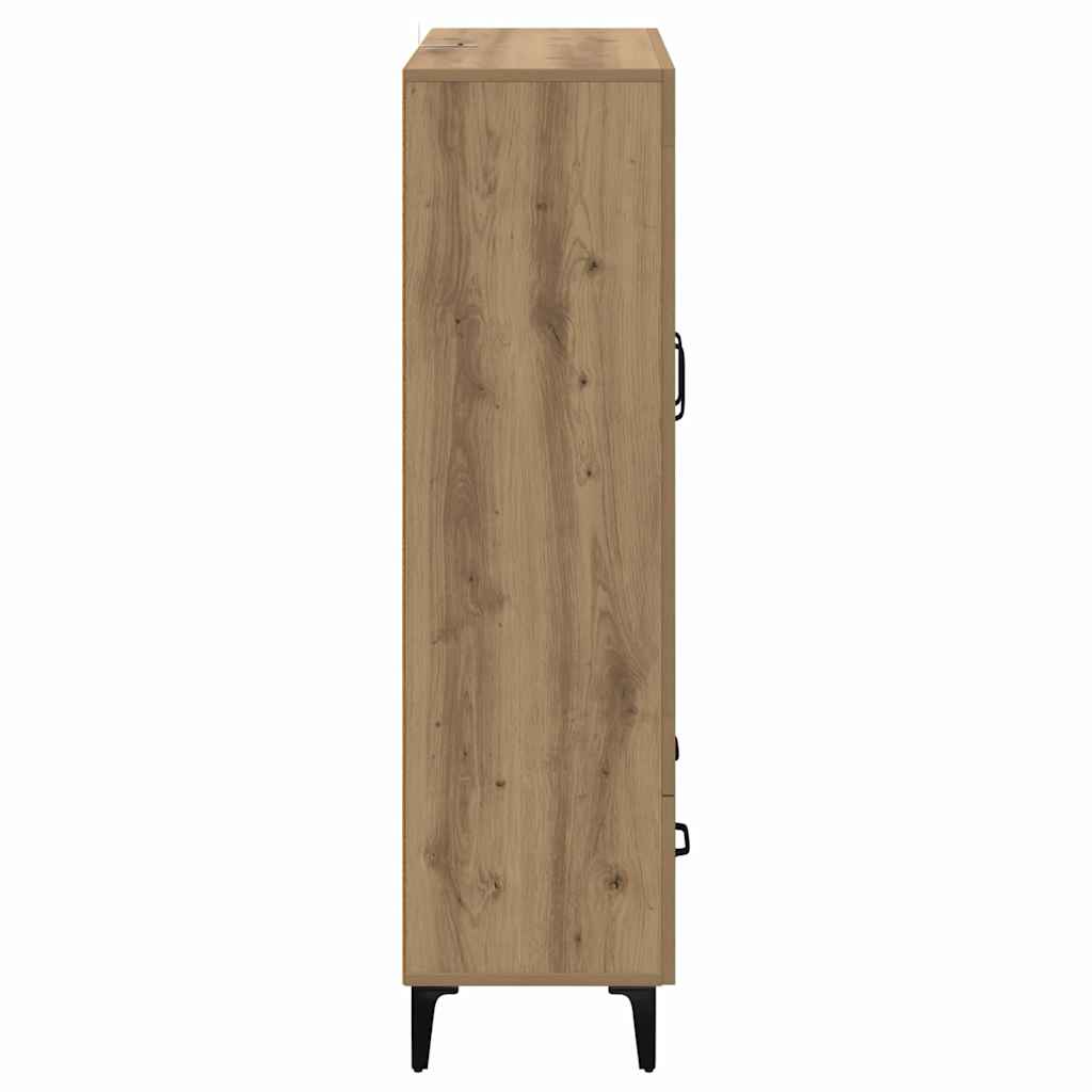 Haut Armoire avec tiroir Chêne artisanal 70 x 31 x 115 cm - XIOS