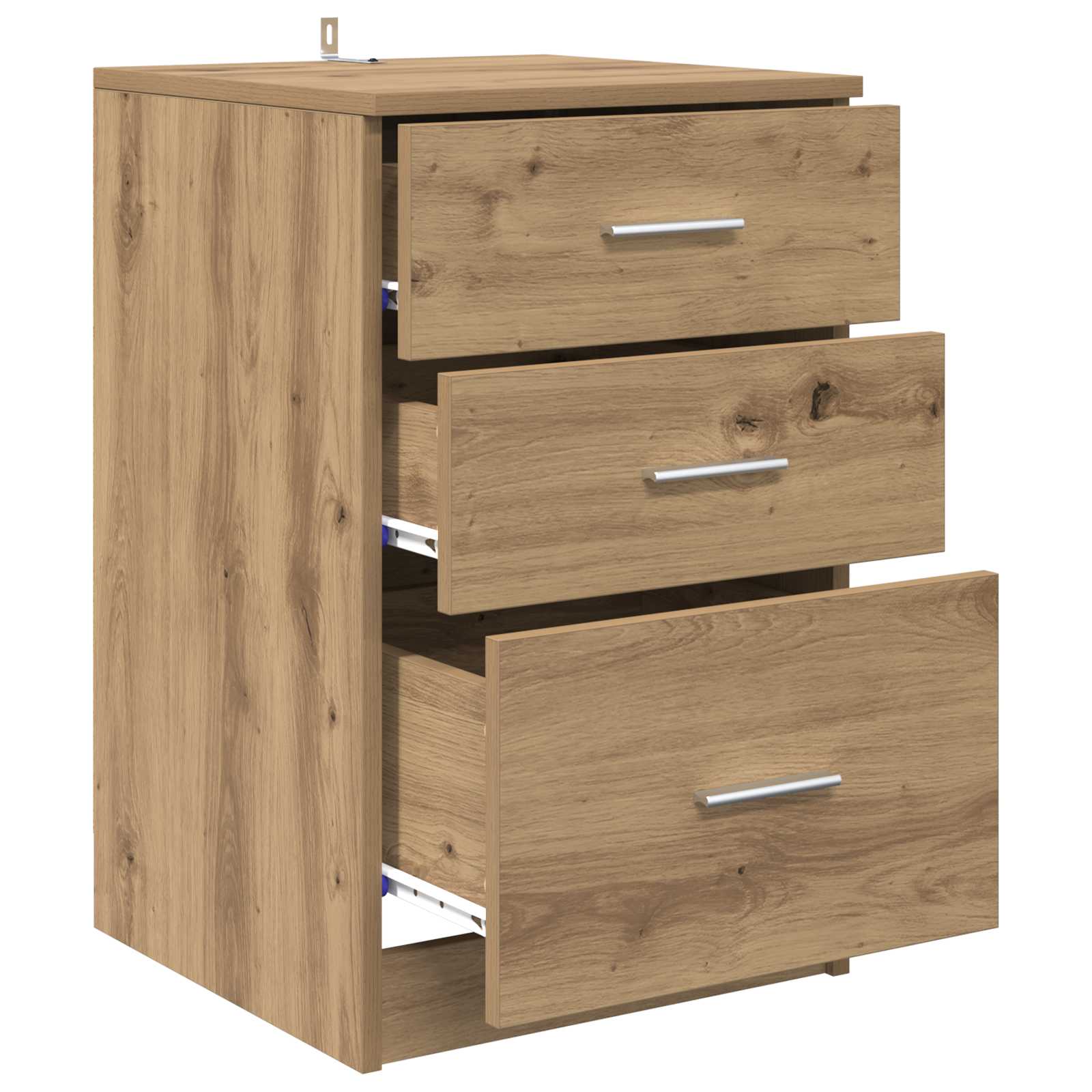 Cabinet de chevet Chêne artisanal 40 x 40 x 63 cm - XIOS